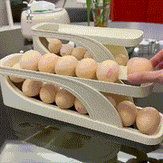🥚 Auto Roll-Down Egg Dispenser Rack