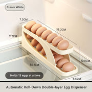 🥚 Auto Roll-Down Egg Dispenser Rack