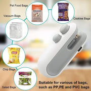 🔥 2-in-1 Mini Bag Sealer & Cutter