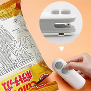 🔥 2-in-1 Mini Bag Sealer & Cutter