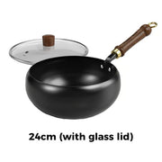🍳 Handforged Uncoated Iron Wok Pan