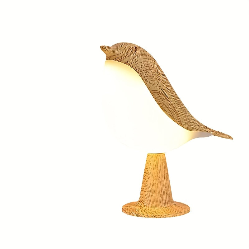 1pc 1pcs Rechargeable Portable Bird Night Light Suitable for Bedside, Camping - Dimmable Touch Control with 3 Color Temperatures, Aromatherapy-Compatible, Hangable Bedtime Light, - for & s