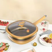 ✨ Titanium Ceramic Non-Stick Wok Pot