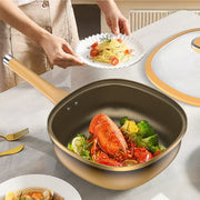 ✨ Titanium Ceramic Non-Stick Wok Pot
