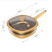 ✨ Titanium Ceramic Non-Stick Wok Pot