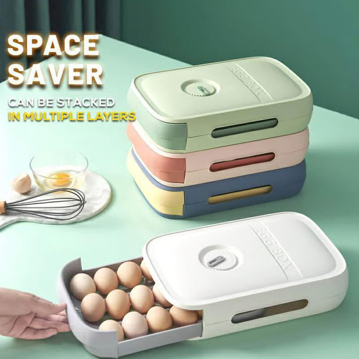 🥚 Smart Drawer Egg Organizer Box 🏠