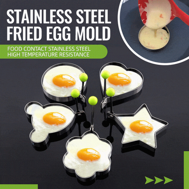 🍳 Fun Shaped Egg Mold Set