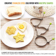 🍳 Fun Shaped Egg Mold Set
