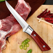 🔪 Hand-Forged Boning Knife + Sheath 🔥