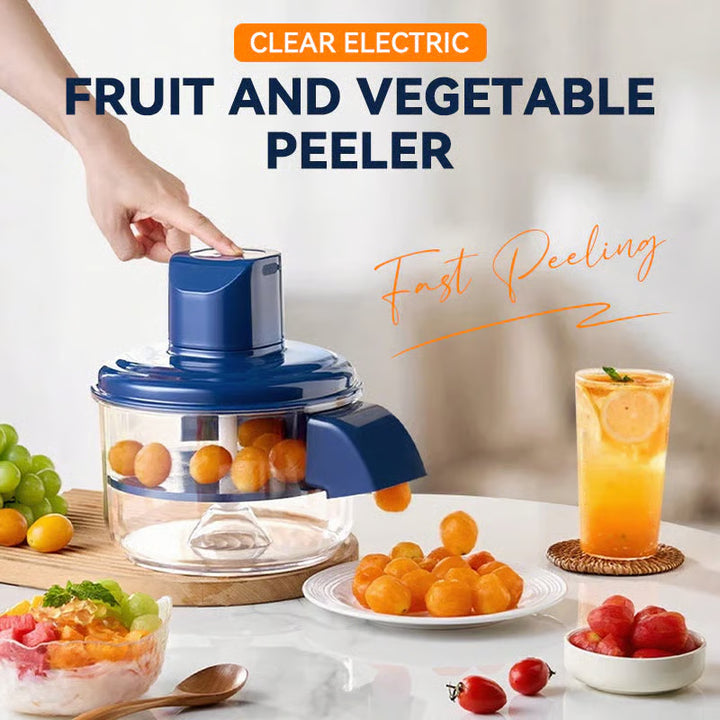 🍇 Electric Fruit Peeler, One-Touch ⚡