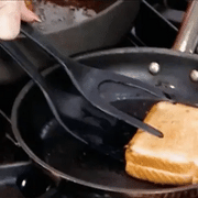 🍳 2-in-1 Grip Flip Tongs ✨