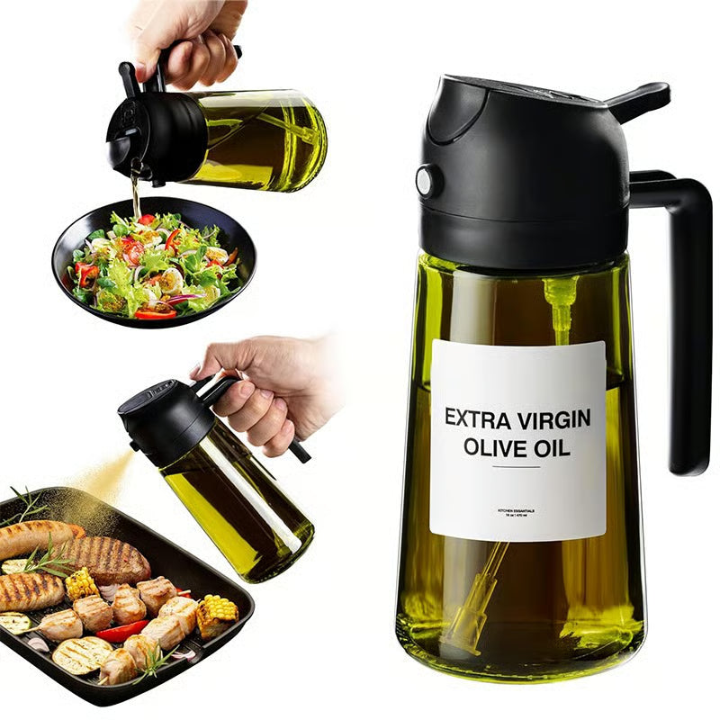 🫒 2-in-1 Glass Oil Sprayer ✨