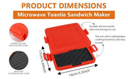 🔥 Microwave Toastie Sandwich Maker