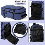 18" Deluxe Padded Back Wholesale Travel Backpack with an Organizer - Bulk Case of 12