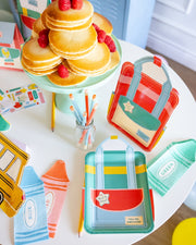 Backpack Shaped Plate Set