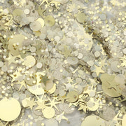 Confetti Glam Gold Clear Everything Pouch