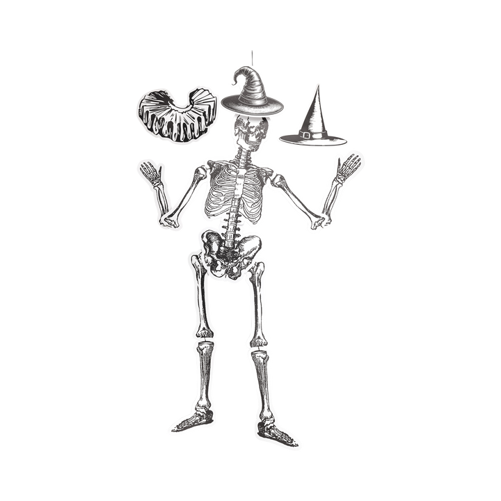 Dancing Large Scale Paper Skeletons
