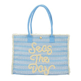 Seas The Day Canvas Tote Bag