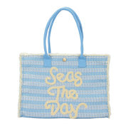 Seas The Day Canvas Tote Bag