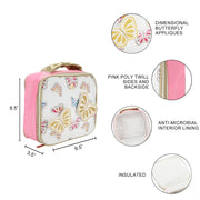Gold Butterfly Backpack Bundle (Backpack, Lunchbox & Water Bottle)