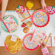 Notebook Paper Table Runner with Customizable Stickers (25 ft, cut to fit)