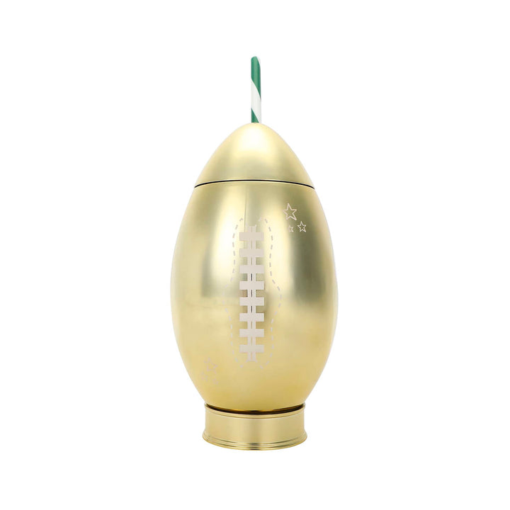 "Go for the Gold" Football Sipper Cup, 24oz (Single, Set of 6 or 12)