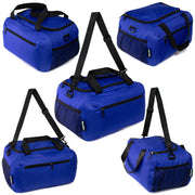 18" Wholesale Duffle Bag in 5 Assorted Colors with 2 Compartments - Bulk Case of 24
