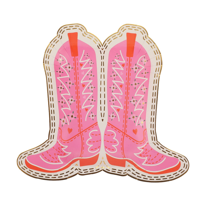 Cowboy Boot Dessert Plates (10 count)