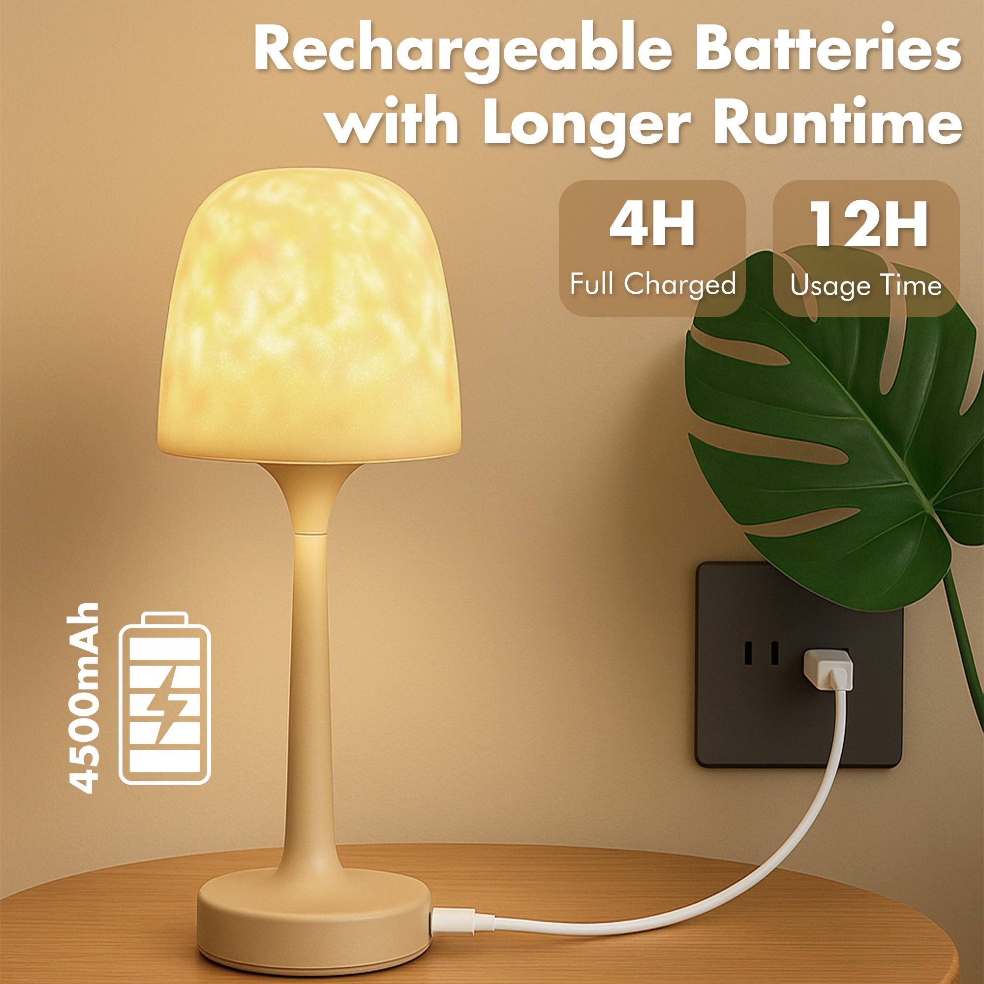 Rechargeable Cordless Shower Light with Remote - 16-Color Changing LED Projector Lamp, Ocean Wave & Water Ripple Light Suitable for Bathroom, Bedroom, Table Lamp with Infrared Remote