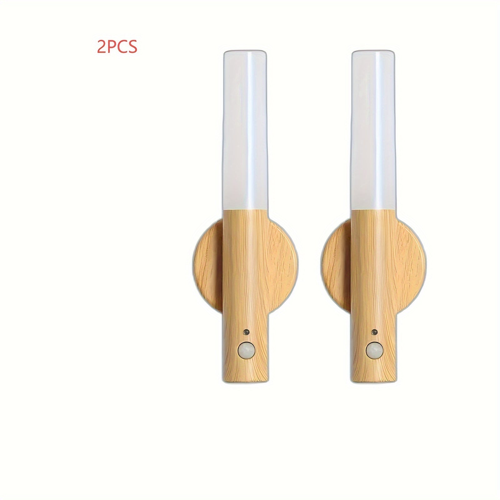 2pcs Rechargeable Motion-activated Night Lights-Charging Wires And Magnetizers-for Energy-Saving LED Lights, Ideal for Bedrooms, Hallways, Stairs, And Bathrooms-Portable, Rechargeable, Magnetized.