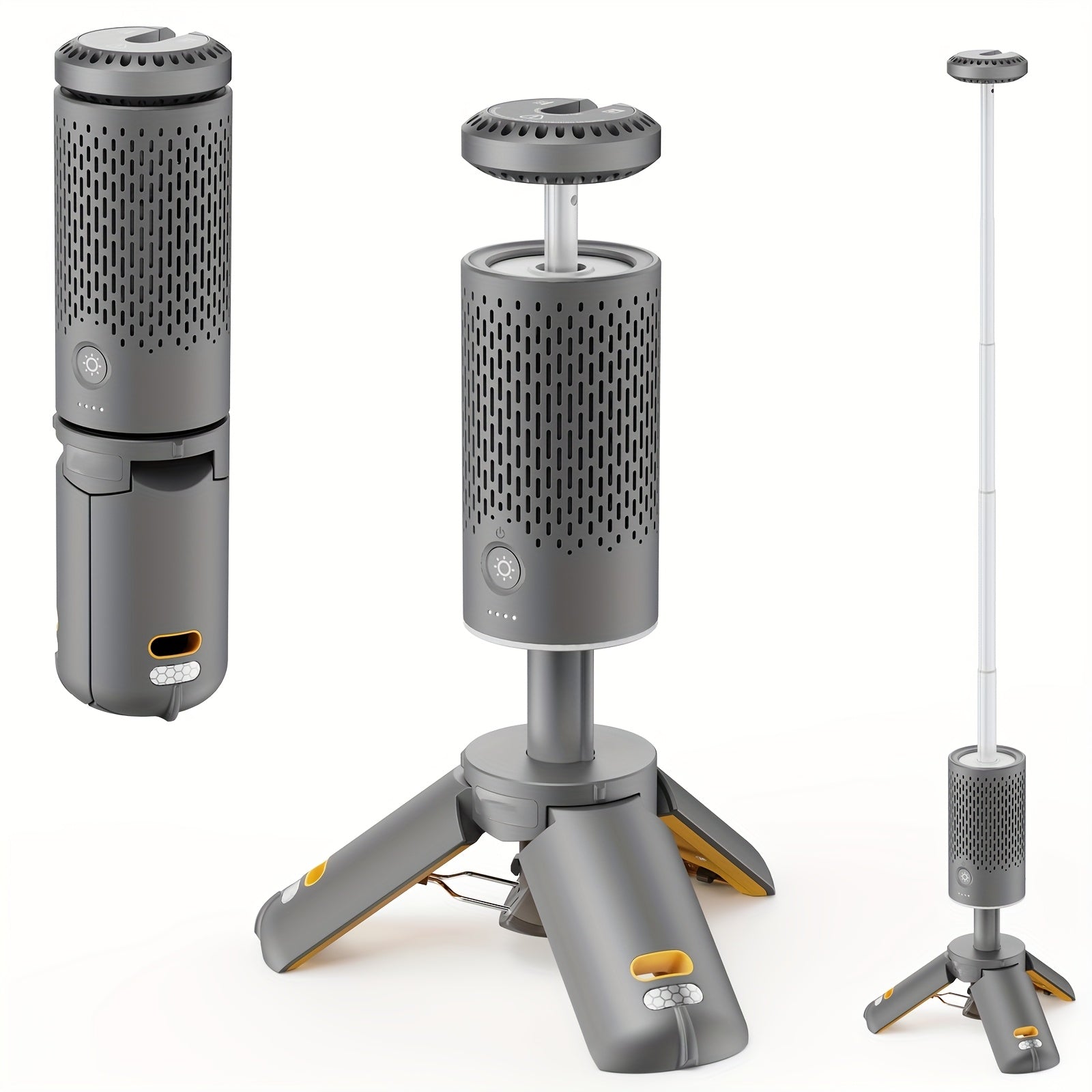 Rechargeable Retractable Camping Light (with Stand), 10, 000mAh RGB Camping Light And Light, Dimmable Flashlight, Foldable Magnetic Tent Light, Classroom Work Light, Emergency Light, Camping Hiking, Camping Light Rechargeable