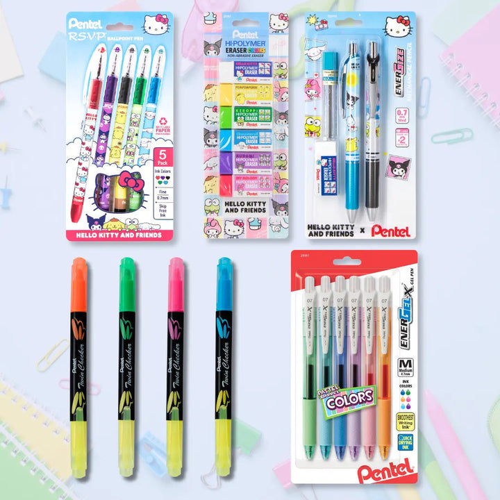 Hello Kitty® and Friends x Pentel Starter BTS Bundle