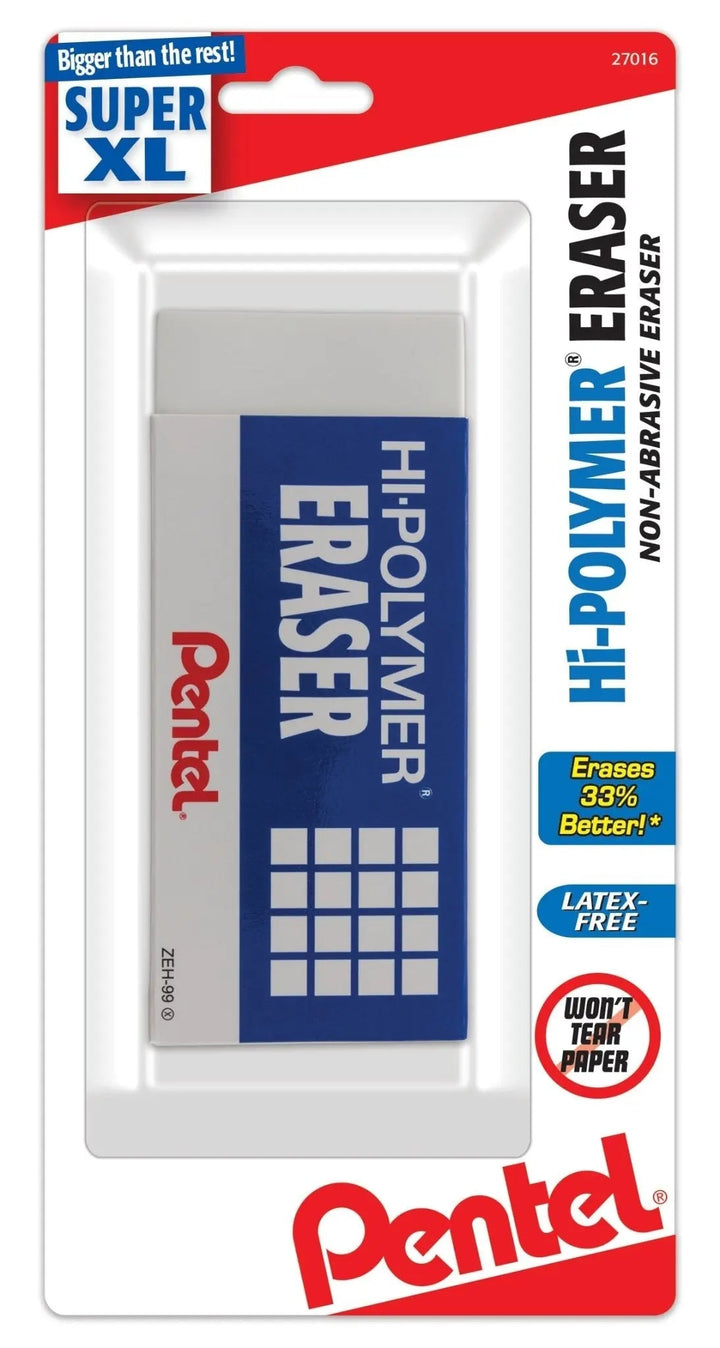 Hi-Polymer Block Eraser, Super XL White, 1-Pk