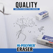 Hi-Polymer Eraser Colors - Assorted 6-Pack