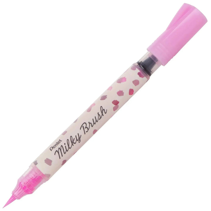 Pentel Arts Milky Brush Pen, 1-Pk, Pastel Ink Colors