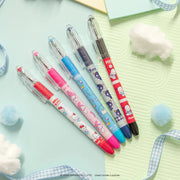 Pentel RSVP Ballpoint Pen, Hello Kitty® and Friends, Limited Edition, Mix 2, 0.7mm Fine Line, Assorted Ink, 5-Pk