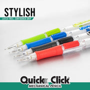 Pentel Note Taking Essentials 8 pack - 4 blue RSVP 0.7mm ballpoint pens, 2 Twin Checker Highlighters, 2 Quick Click 0.5mm Mechanical Pencils