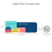 Unicorn School Labels Pack