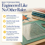 SlotMaster Precision Quilting Ruler